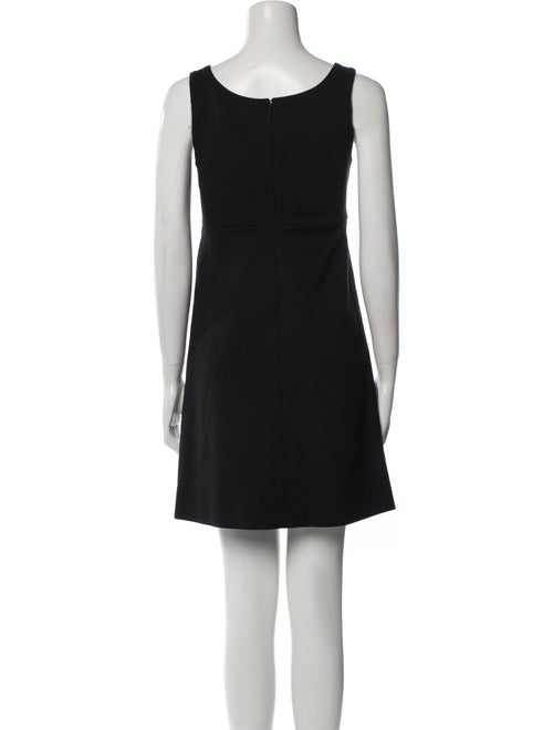 Versace Scoop Neck Mini Dress