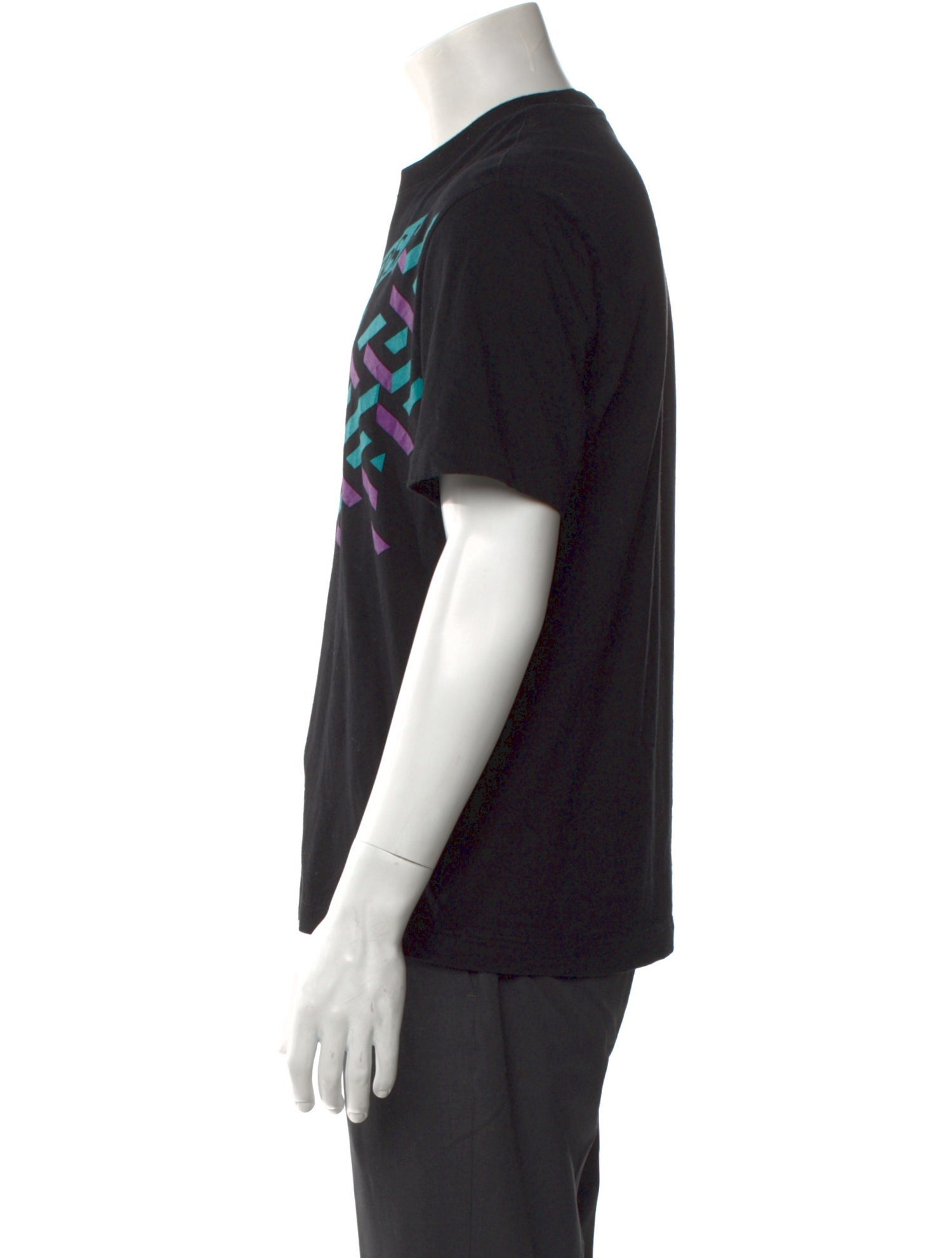 Versace Graphic Print Crew Neck T-Shirt