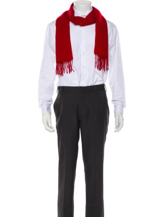 Versace 'Pursuit of Happiness' Striped Harness Leather Scarf