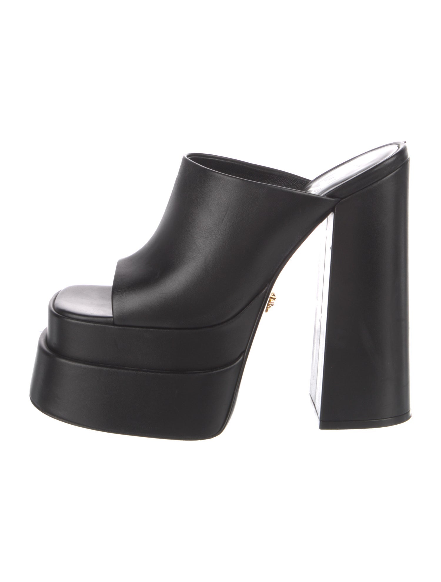 Versace Leather Slides