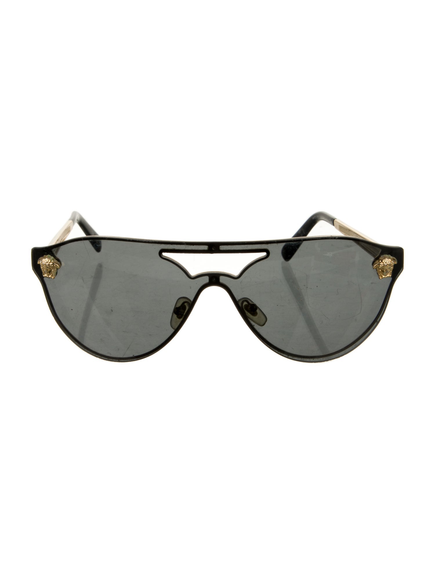 Versace Medusa Insignia Shield Sunglasses