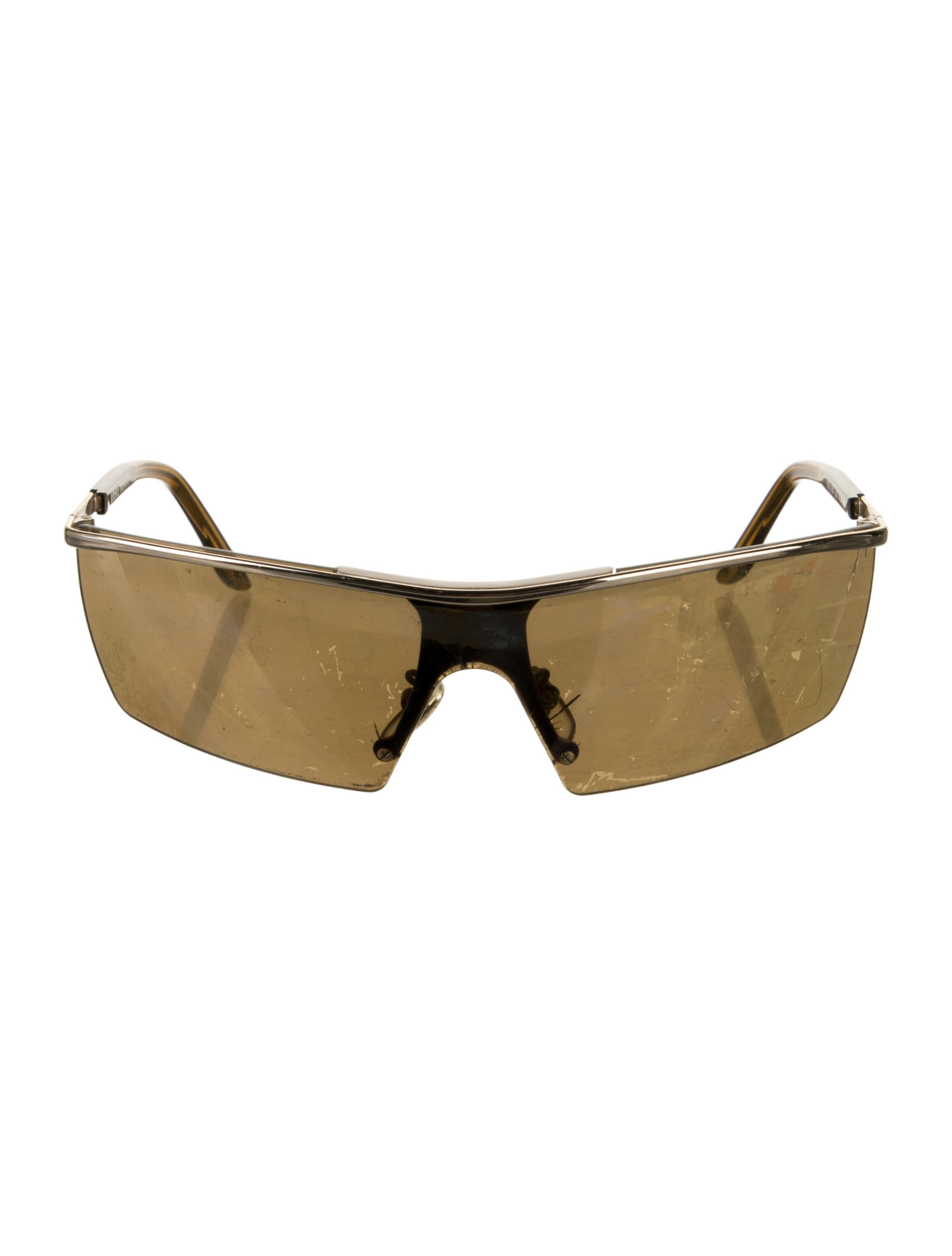 Versace Shield Tinted Sunglasses