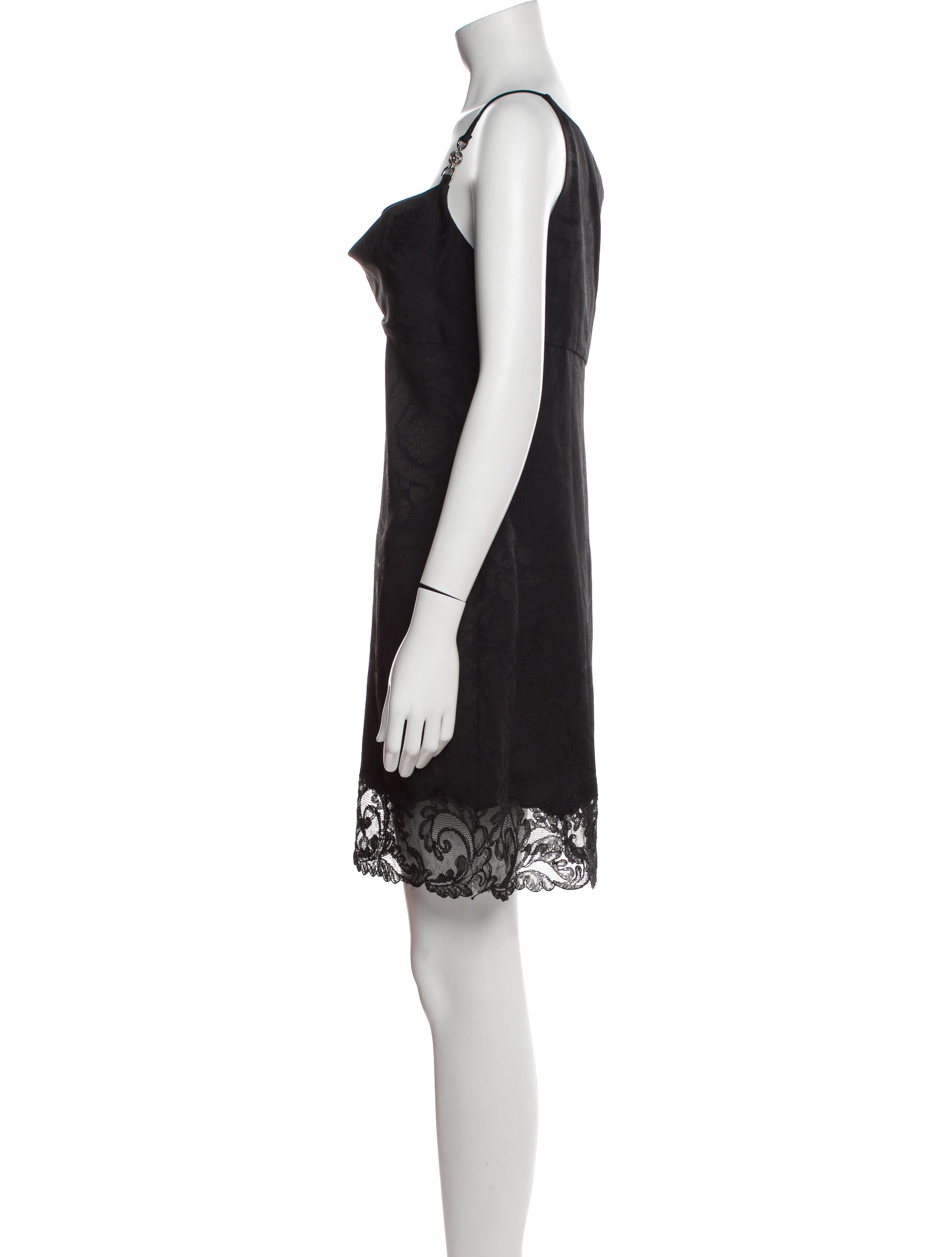 Versace Square Neckline Mini Dress