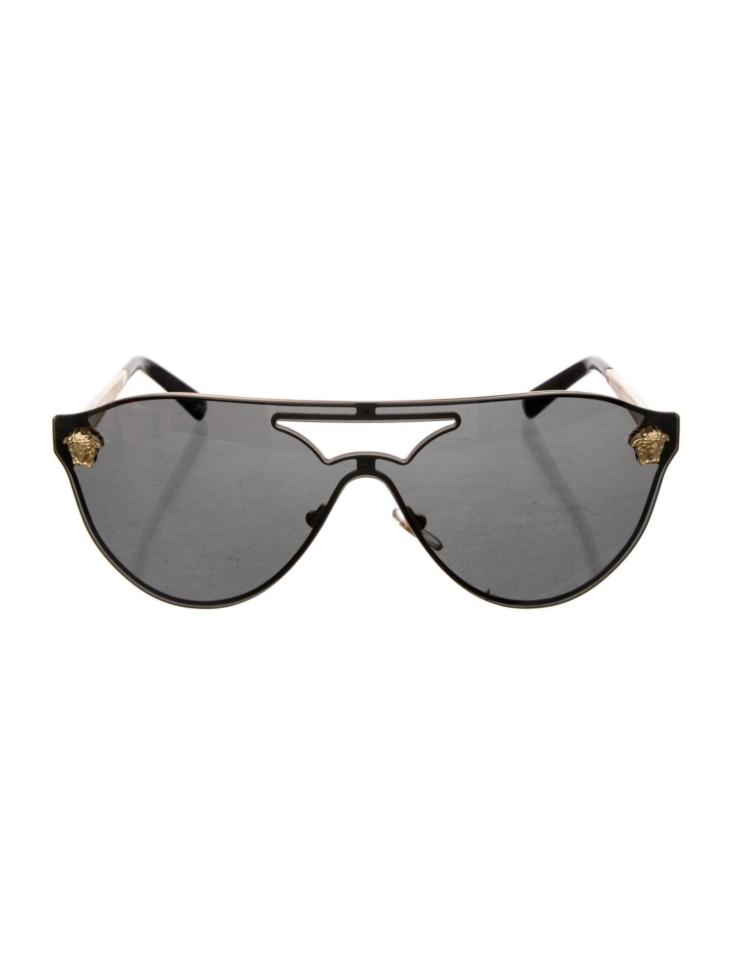 Versace Medusa Insignia Wayfarer Sunglasses