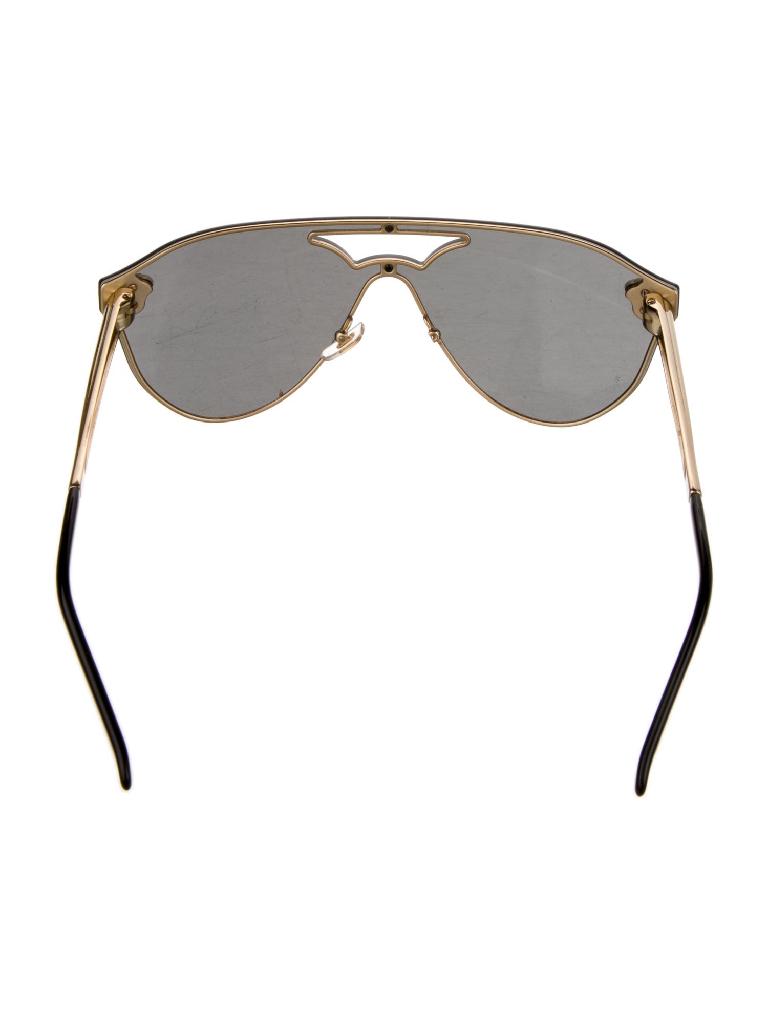 Versace Medusa Insignia Wayfarer Sunglasses