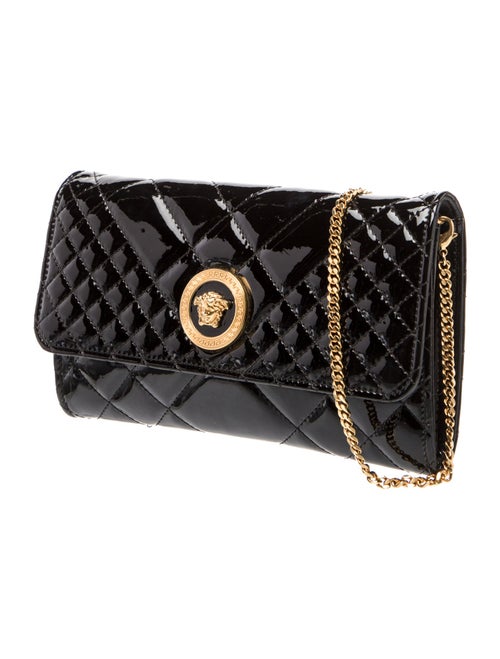 Versace Patent Leather Shoulder Bag