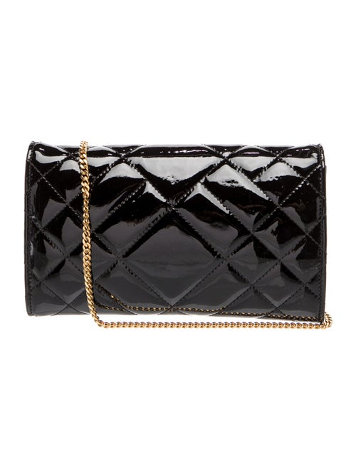 Versace Patent Leather Shoulder Bag
