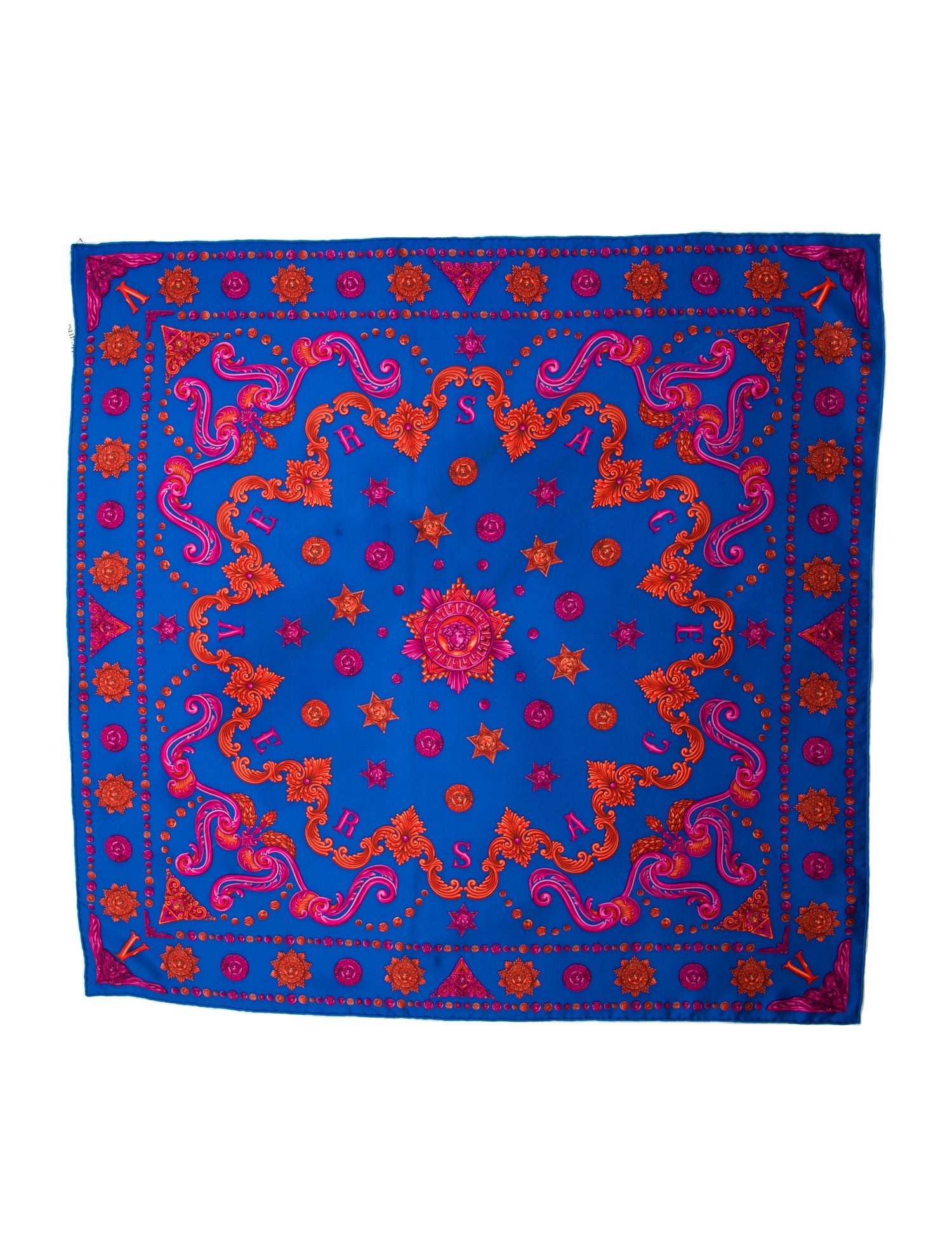 Versace Silk Printed Scarf