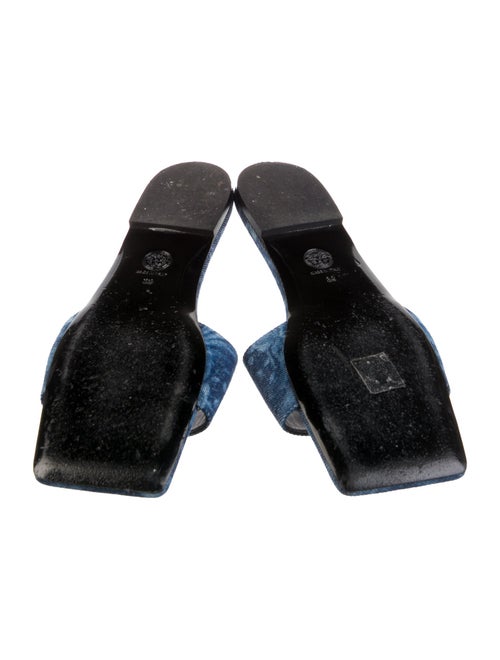 Versace Denim Printed Slides