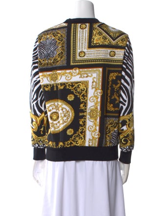 Versace Printed Crew Neck Sweatshirt