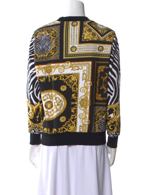 Versace Printed Crew Neck Sweatshirt