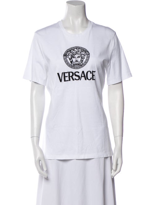 Versace Graphic Print Crew Neck T-Shirt