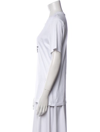 Versace Graphic Print Crew Neck T-Shirt