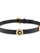 Versace Medusa Leather Choker Necklace