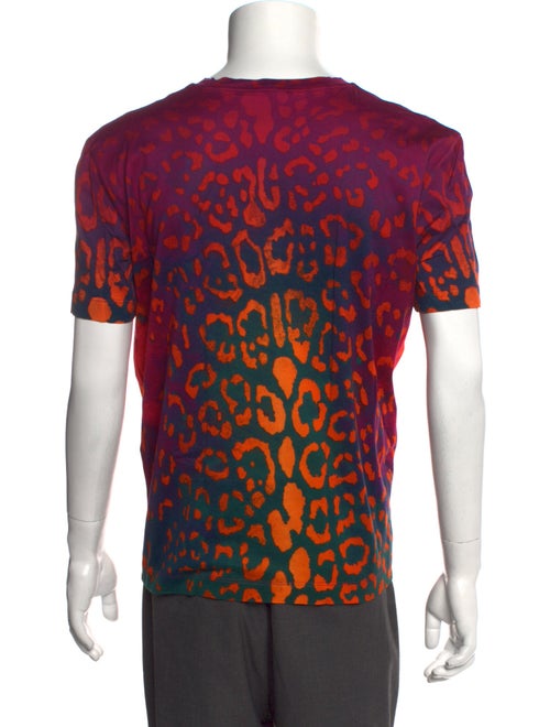 Versace Printed Crew Neck T-Shirt