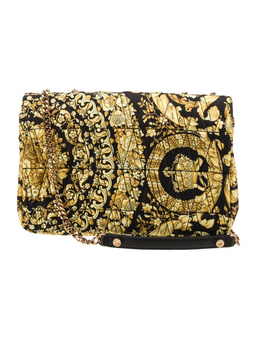 Versace Canvas Shoulder Bag