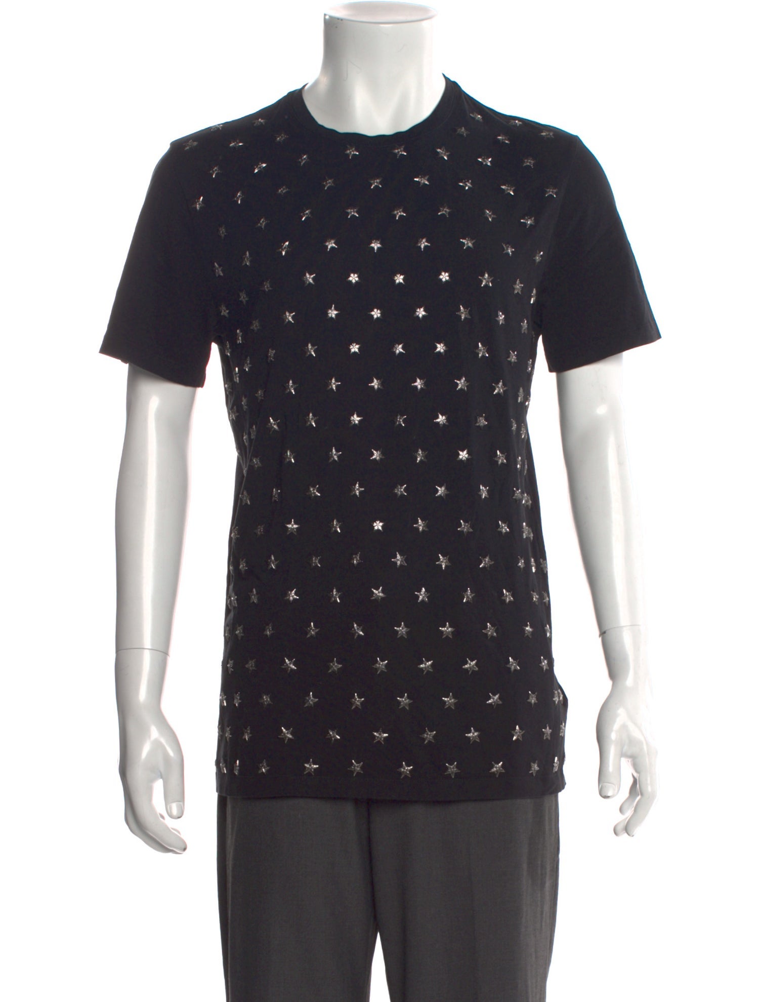 Versace Printed Crew Neck T-Shirt