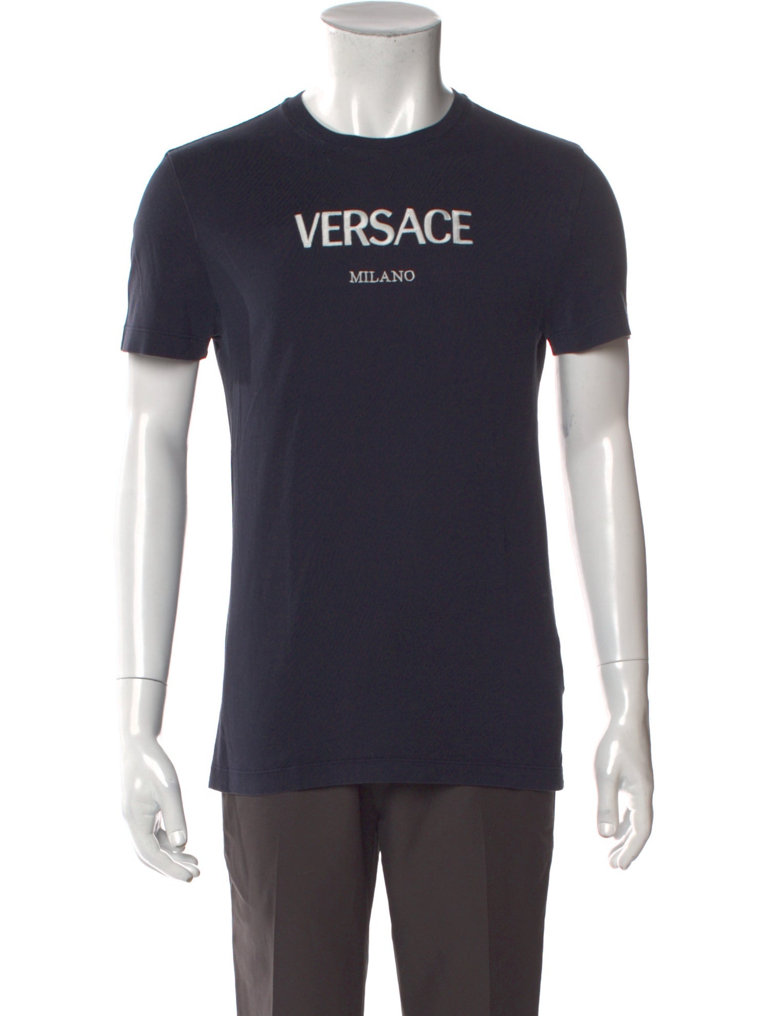 Versace Graphic Print Crew Neck T-Shirt