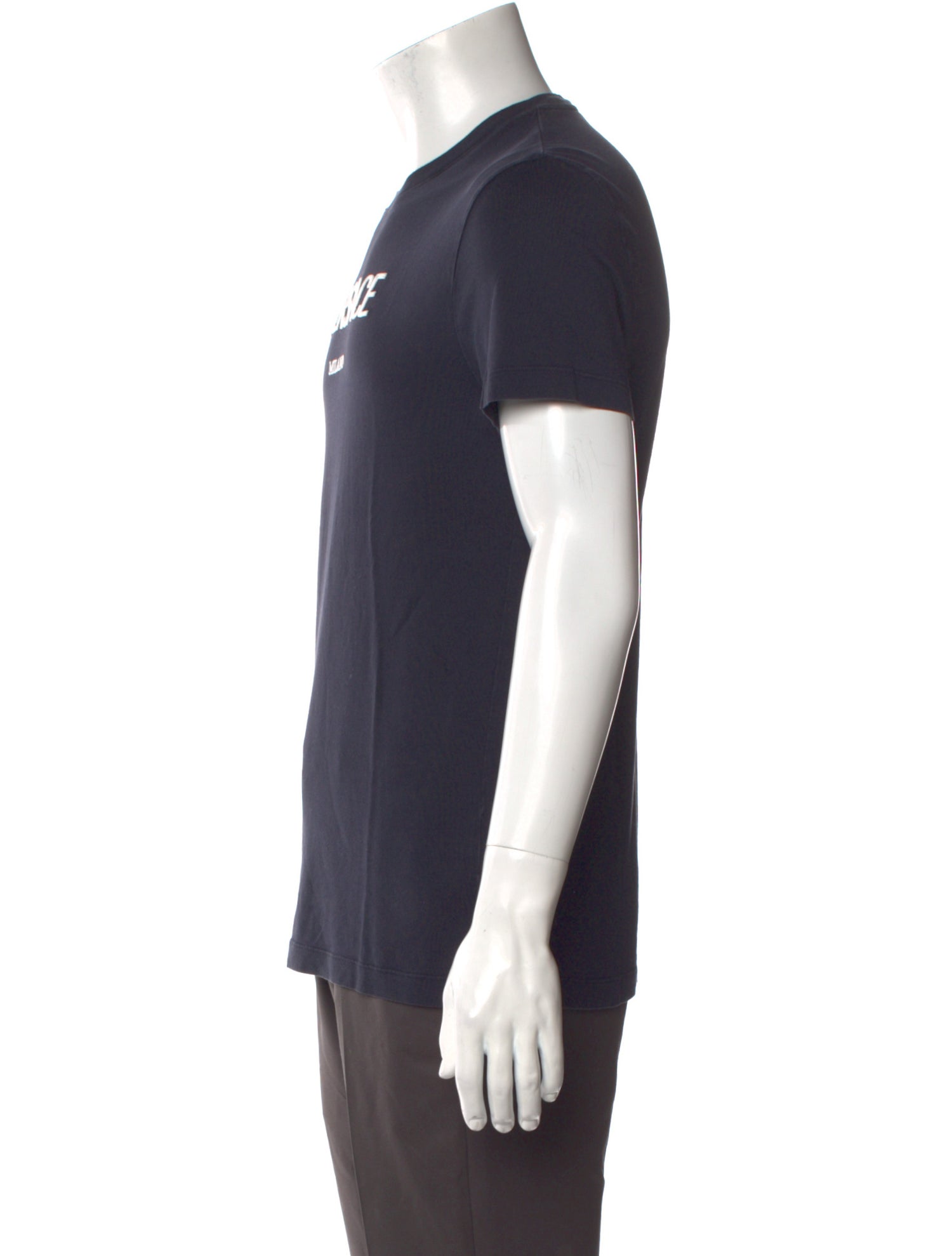 Versace Graphic Print Crew Neck T-Shirt