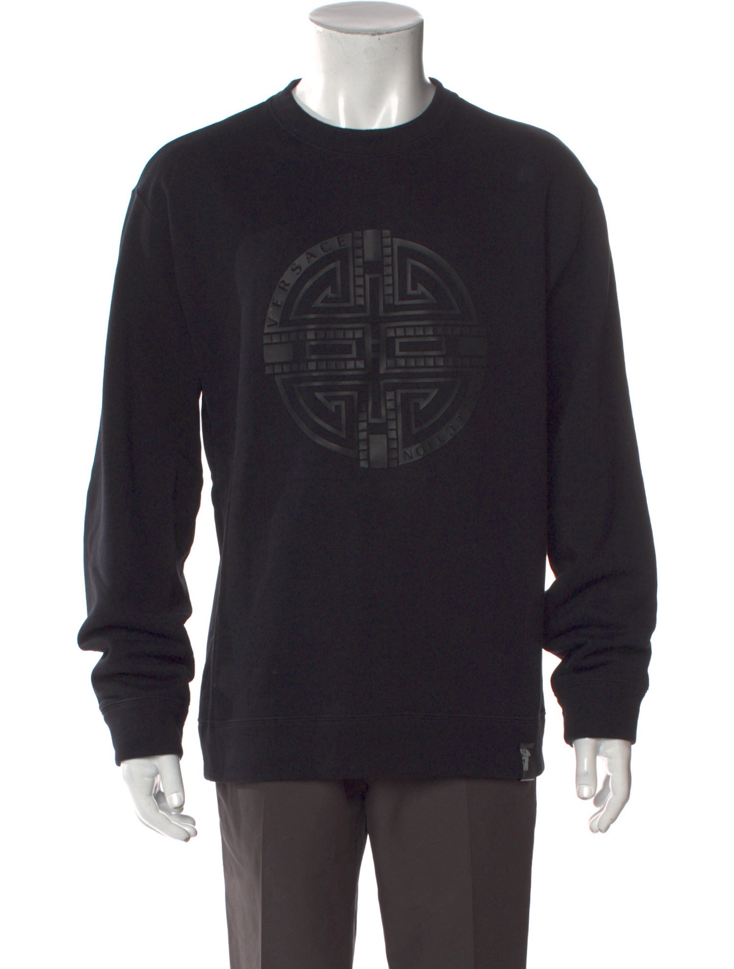 Versace Medusa Insignia Crew Neck Sweatshirt
