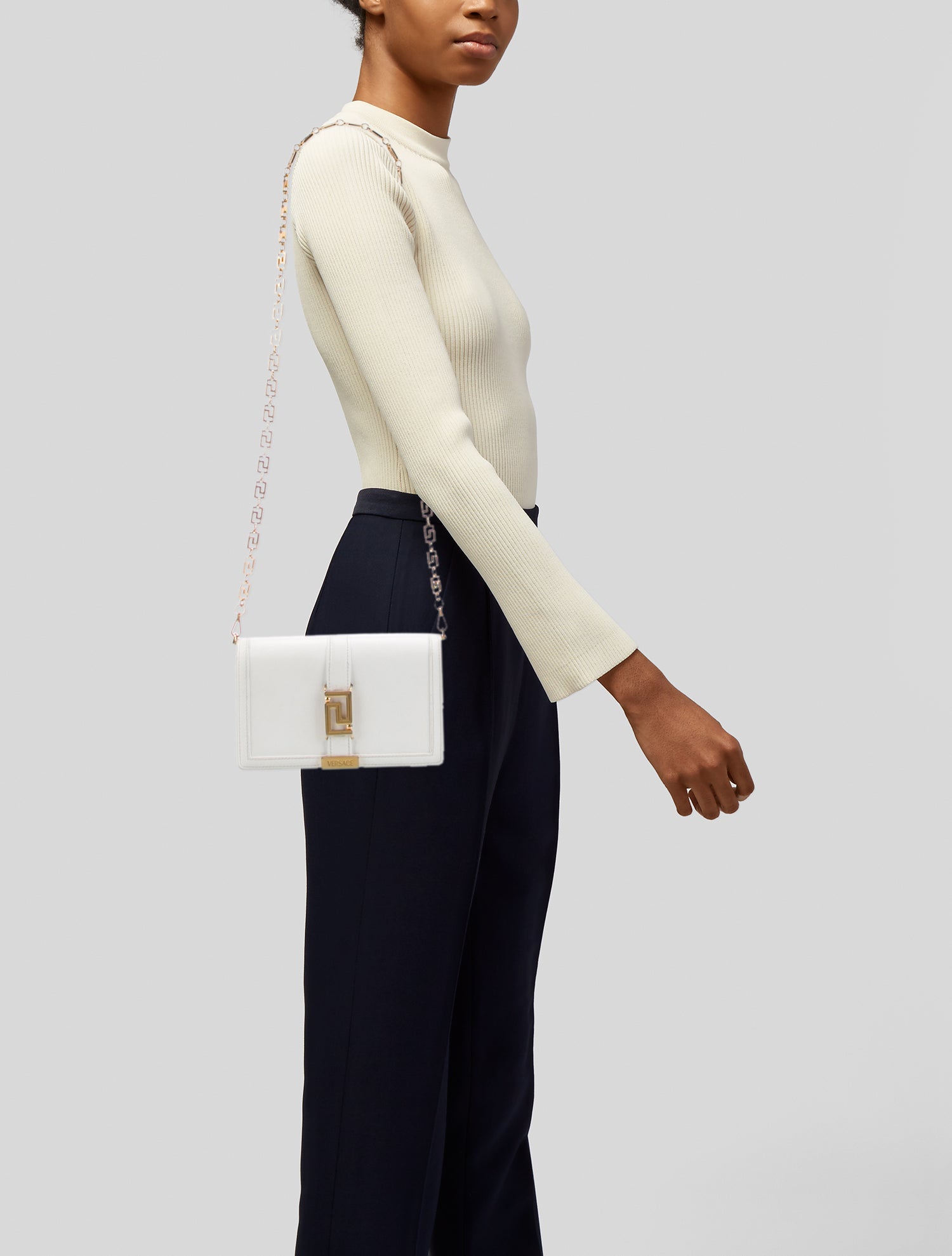 Versace Leather Clutch