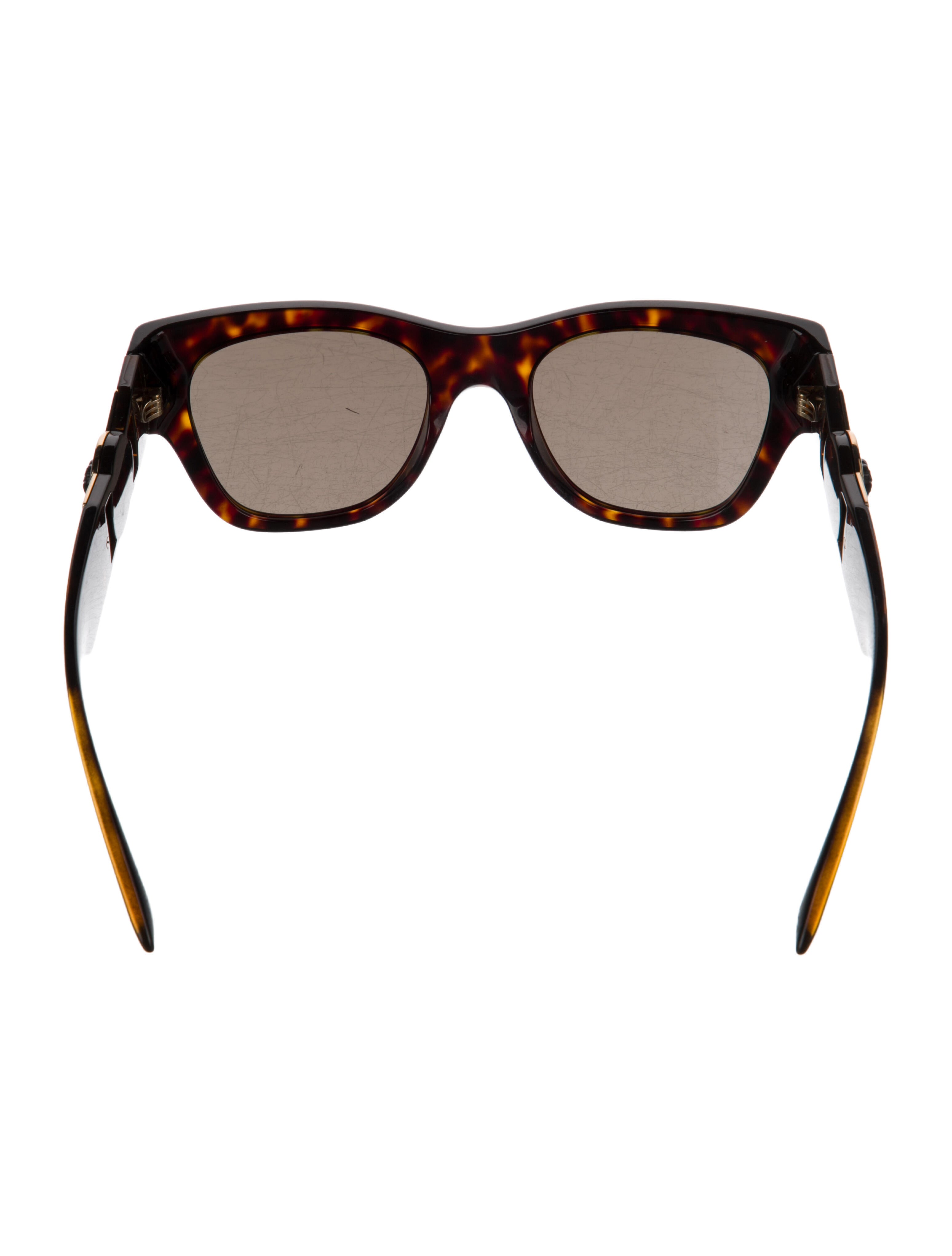 Versace Wayfarer Tinted Sunglasses