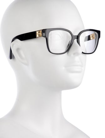 Versace Medusa Insignia Square Eyeglasses