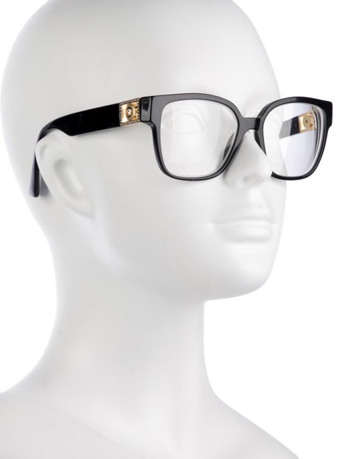 Versace Medusa Insignia Square Eyeglasses