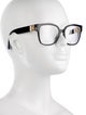 Versace Medusa Insignia Square Eyeglasses