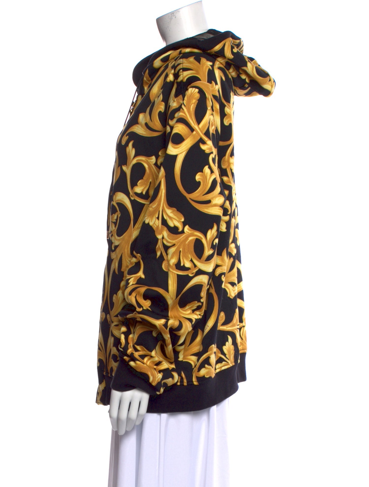 Versace Printed V-Neck Sweatshirt