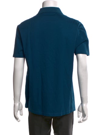 Versace Medusa Insignia Collar Polo Shirt