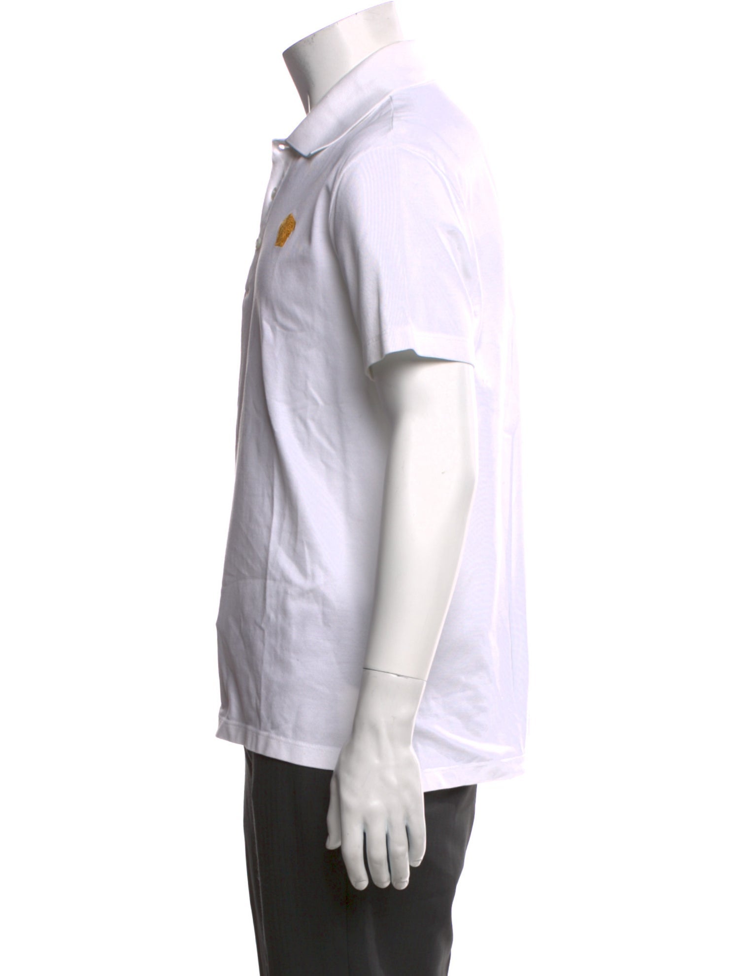 Versace Medusa Insignia Crew Neck Polo Shirt