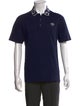 Versace Printed Collar Polo Shirt