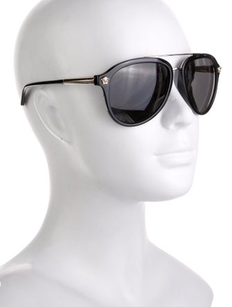 Versace Aviator Tinted Sunglasses