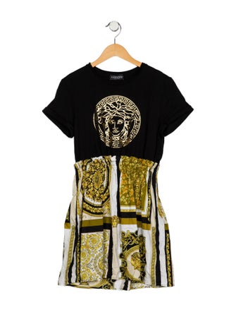 Versace Girls' Short Sleeve Dress