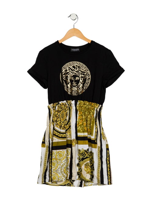 Versace Girls' Short Sleeve Dress