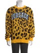 Versace Printed Crew Neck Pullover