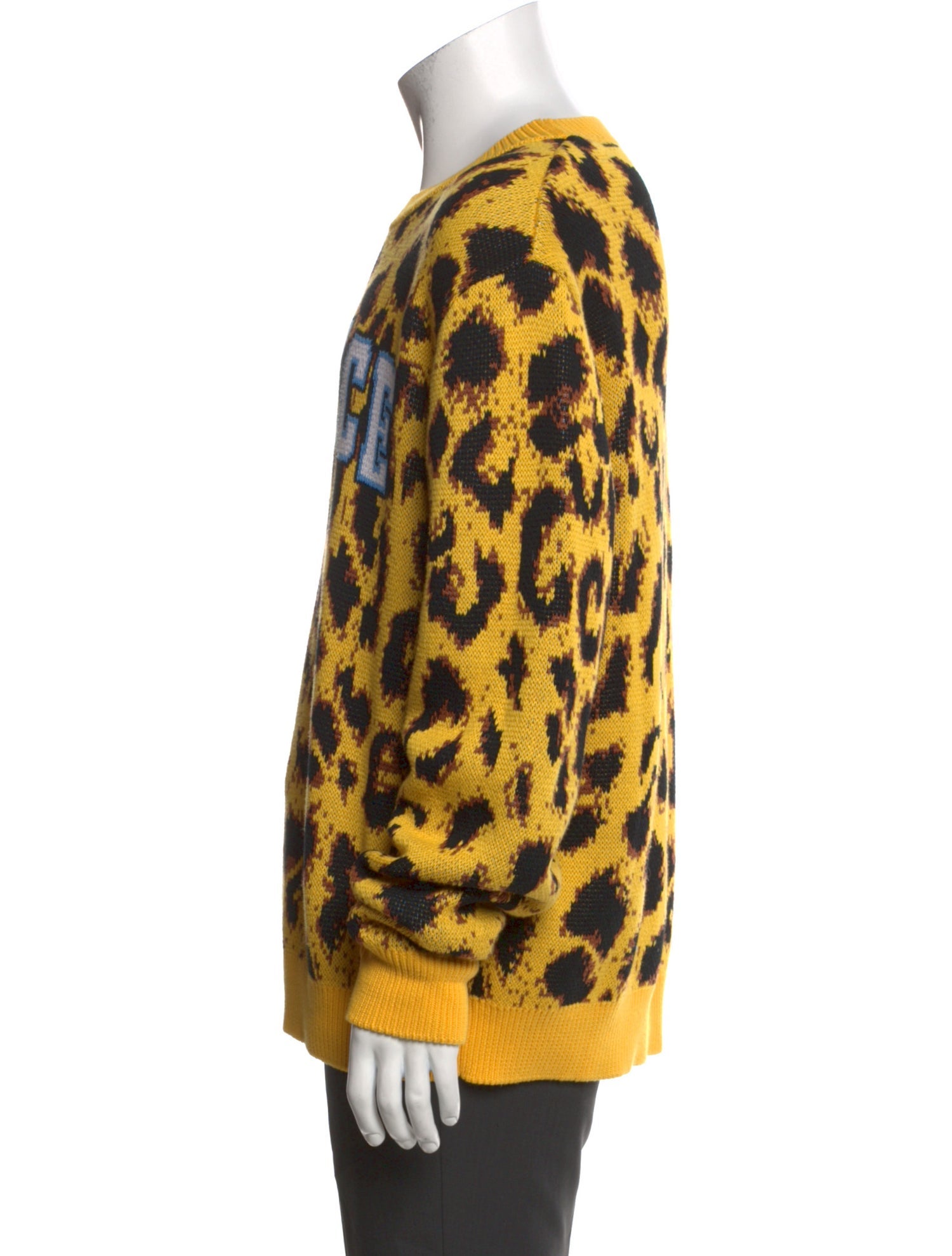 Versace Printed Crew Neck Pullover