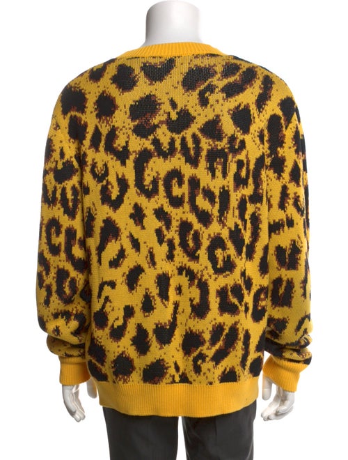 Versace Printed Crew Neck Pullover