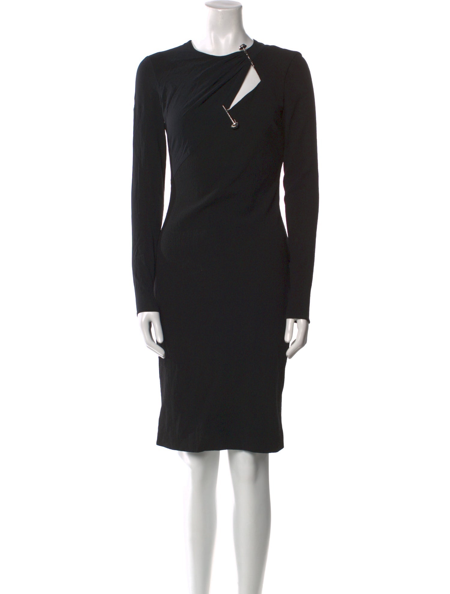 Versace Wool Knee-Length Dress