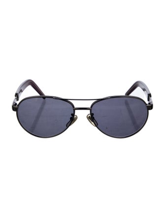 Versace Medusa Insignia Aviator Sunglasses