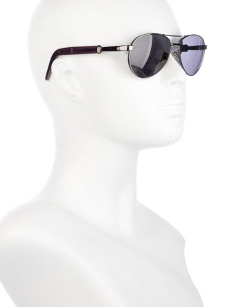 Versace Medusa Insignia Aviator Sunglasses