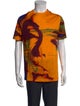 Versace Printed Crew Neck T-Shirt