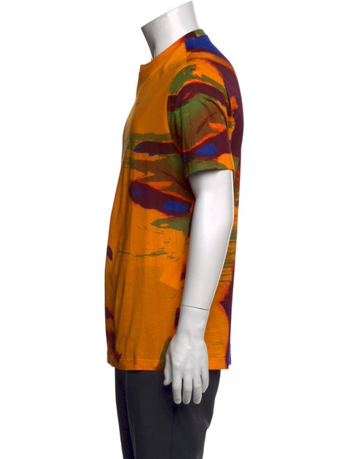 Versace Printed Crew Neck T-Shirt