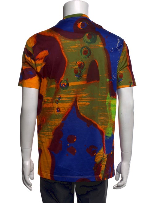 Versace Printed Crew Neck T-Shirt