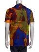 Versace Printed Crew Neck T-Shirt
