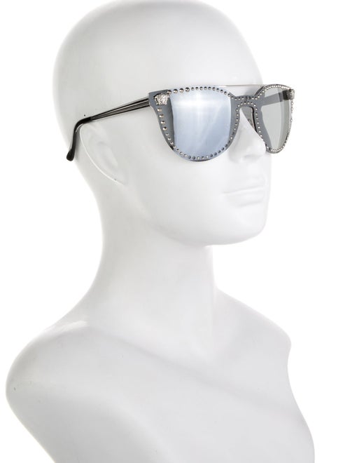 Versace Cat-Eye Mirrored Sunglasses