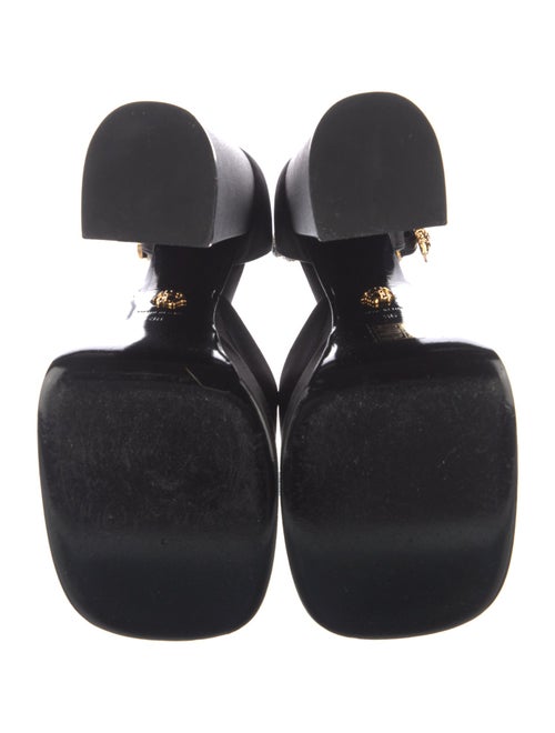 Versace Medusa Insignia Satin D'Orsay Pumps