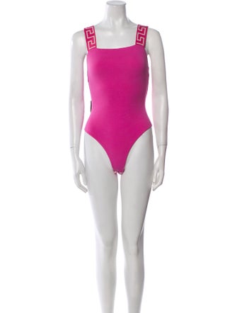 Versace Graphic Print One-Piece