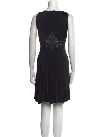 Versace V-Neck Mini Dress